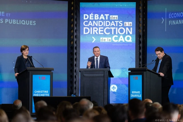 Débat de la CAQ — Fréchette et Drainville
