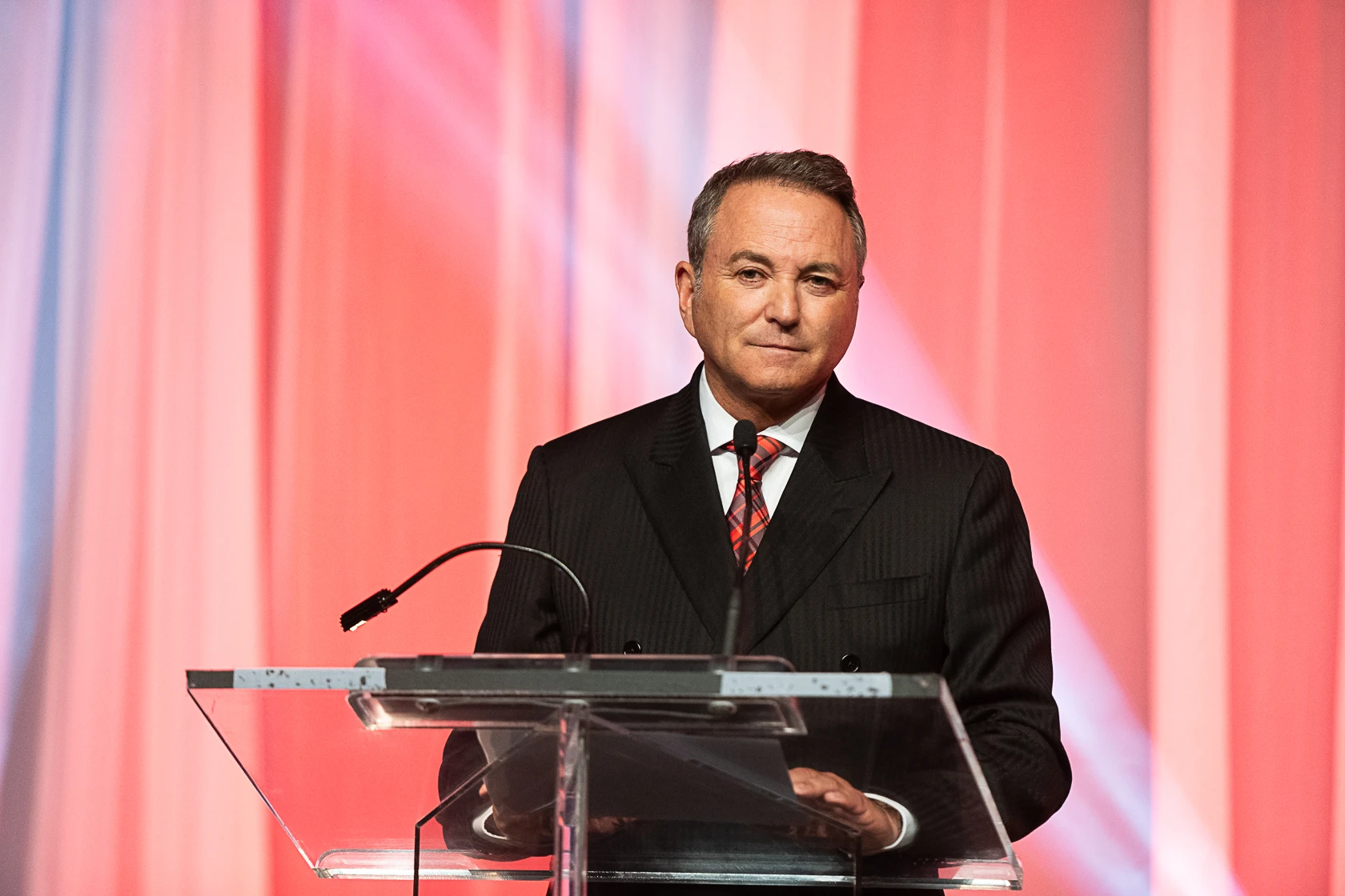 Animation du gala annuel — podium officiel