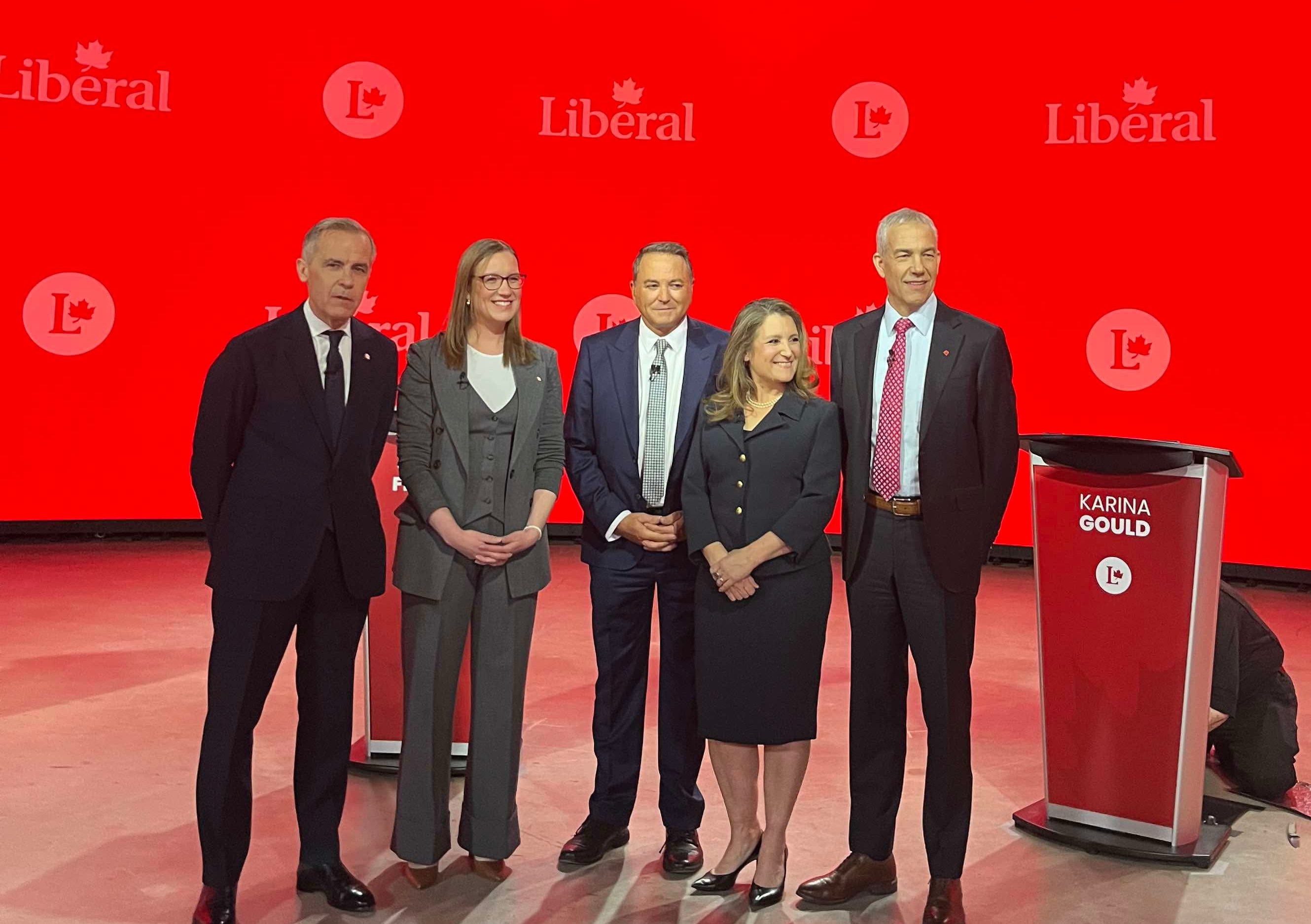 Photo de groupe — débat libéral